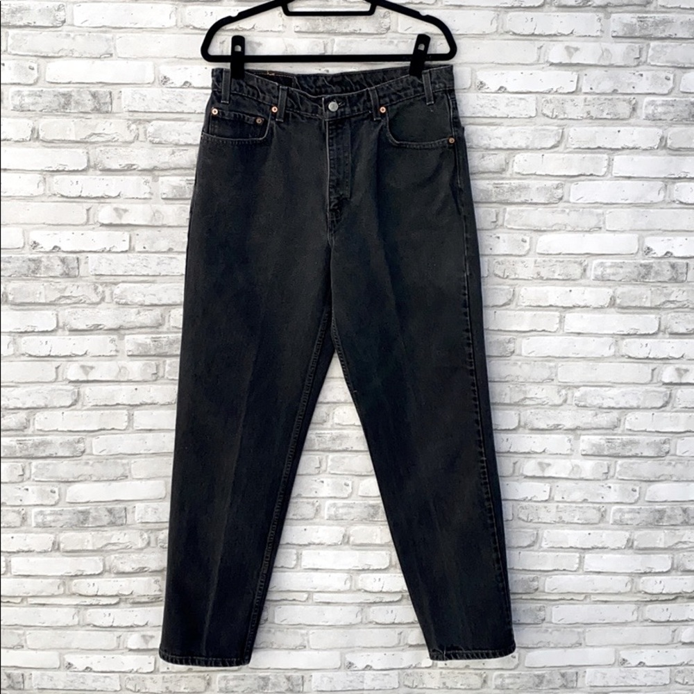 🤍 Levi’s 550 Relaxed Fit Black Jeans 🤍